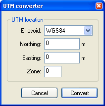 Setting the coordinates for a site