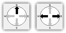 Direction filter compass examples