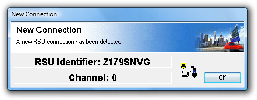 New Connection dialog box indicates a successful connection