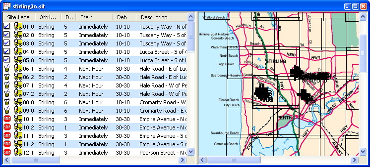 Example Metamap - the bounding rectangles are the attached maps