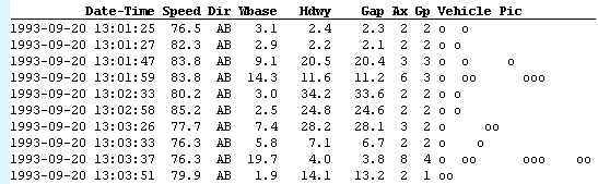 Custom List report with Individual Vehicles