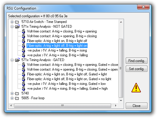 Configuring a MC5712