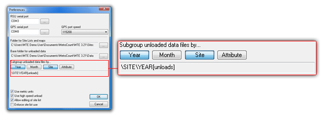 Grouping data into subfolders