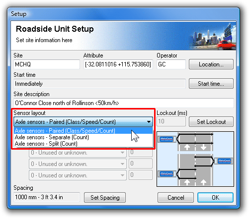 Selecting Sensor Layout