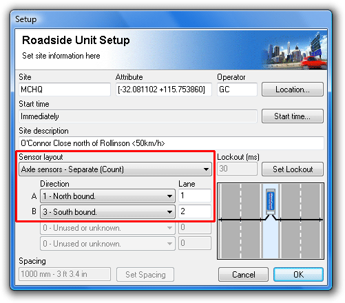 Axle Sensors - Separate