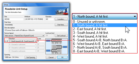 Direction Codes