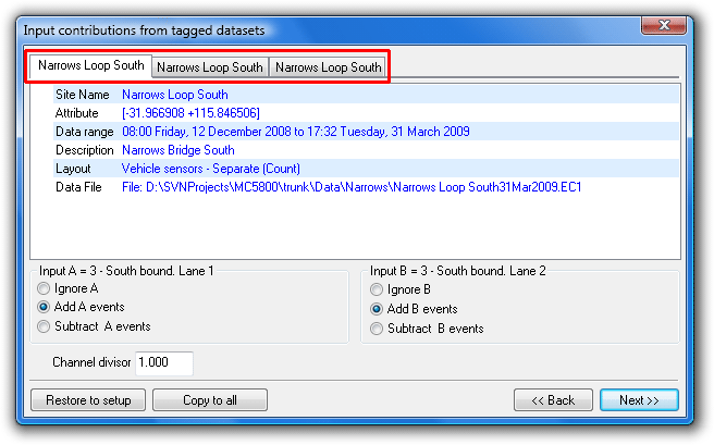 Setting Input Contribution for an Event Count report